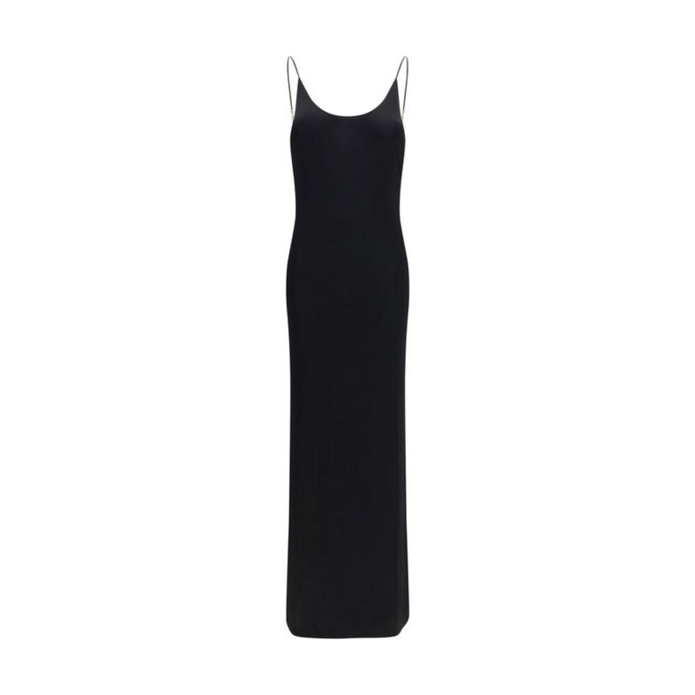 Saint Laurent Black Viscose Casual Women's Dress